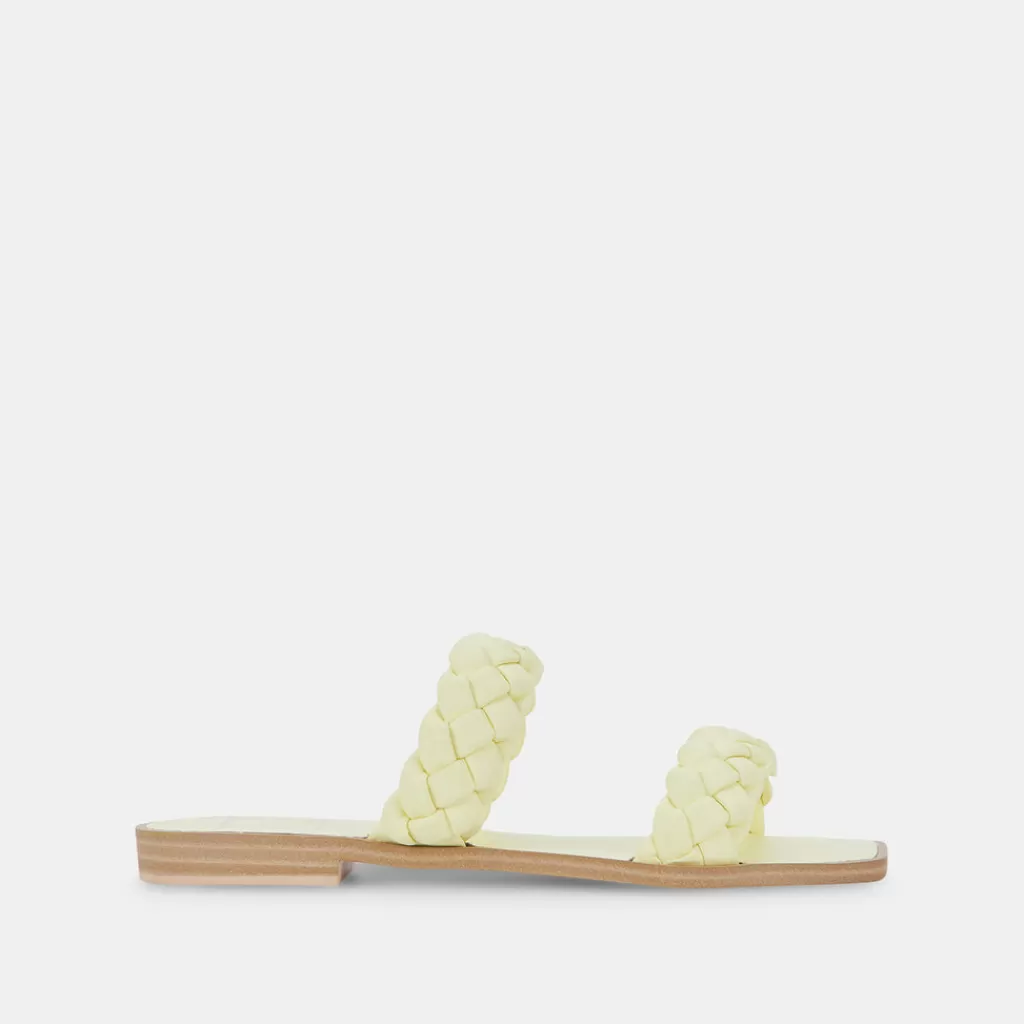 DOLCE VITA Indy Sandals Lemon Cream Stella Discount