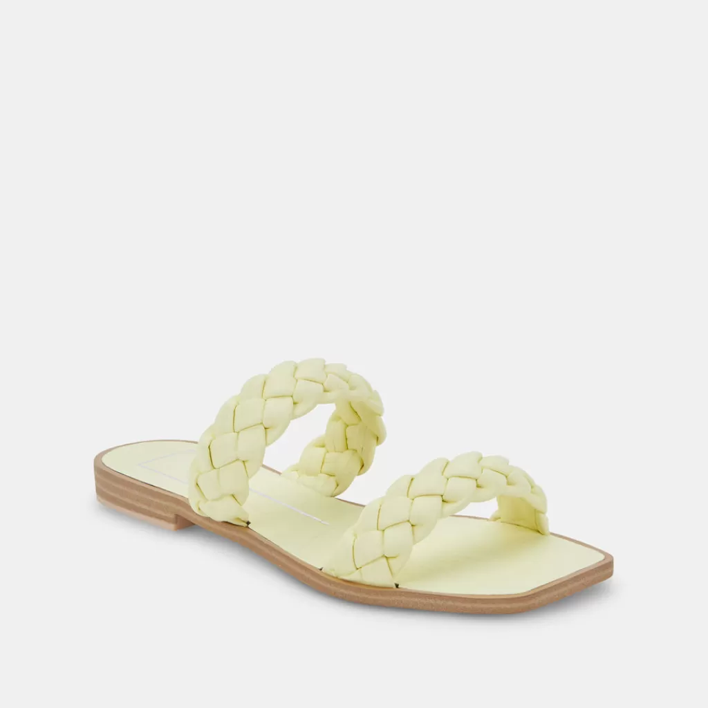 DOLCE VITA Indy Sandals Lemon Cream Stella Discount