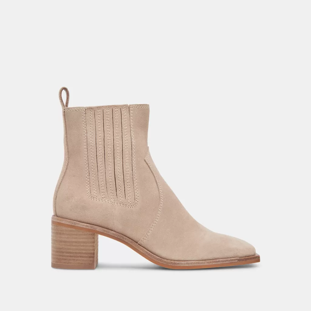 DOLCE VITA Irnie Booties Taupe Suede Cheap