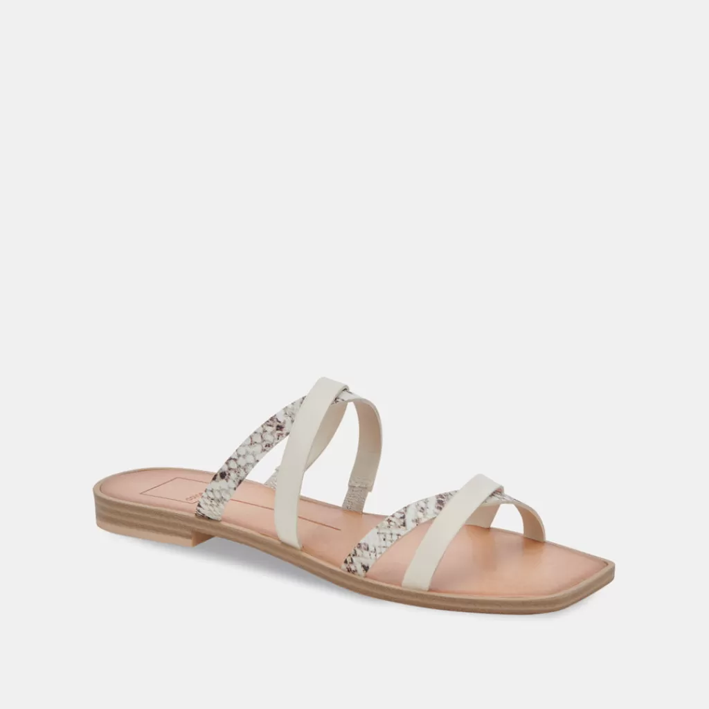 DOLCE VITA Irving Sandals Off White Multi Stella Cheap