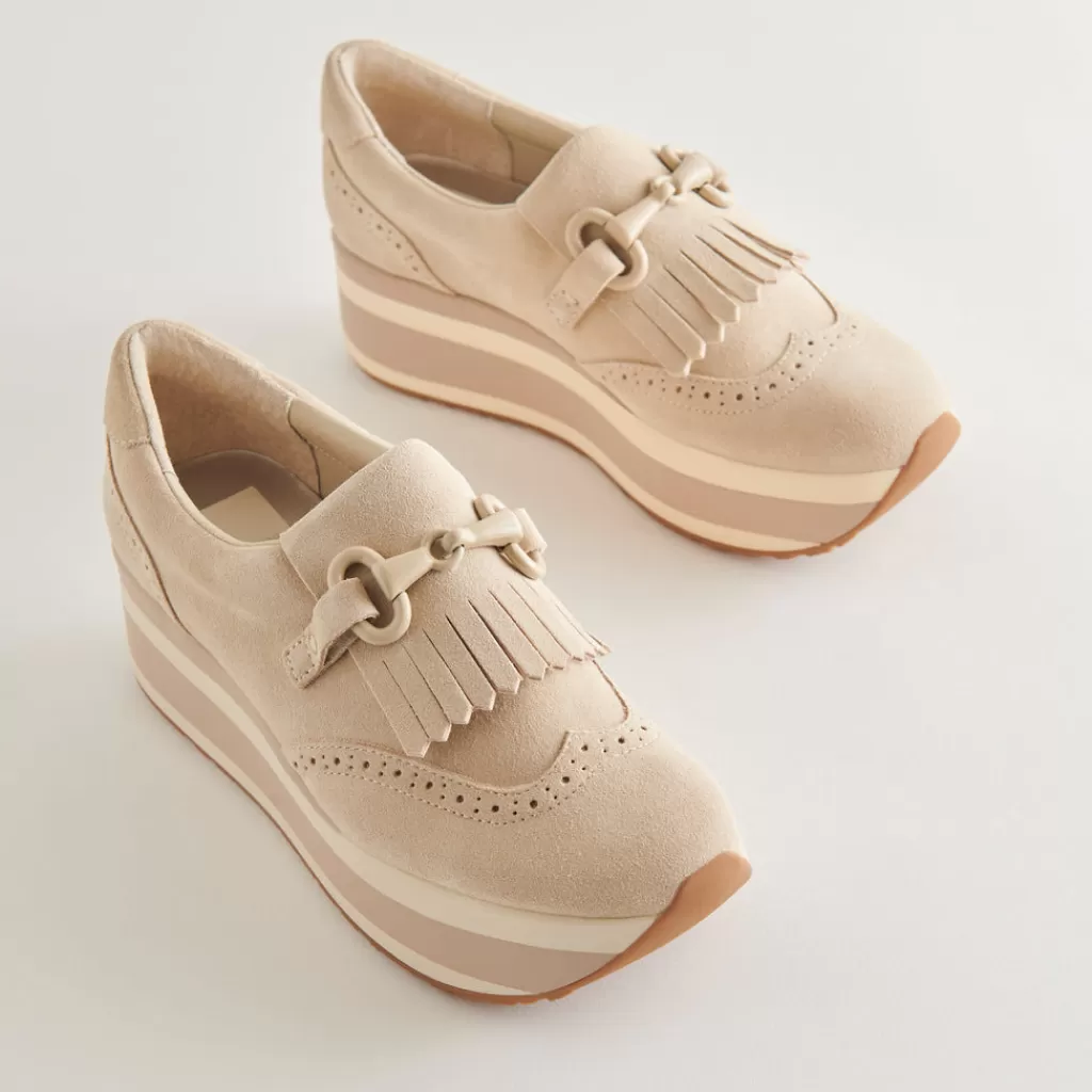 DOLCE VITA Jhax Sneakers Almond Suede Clearance