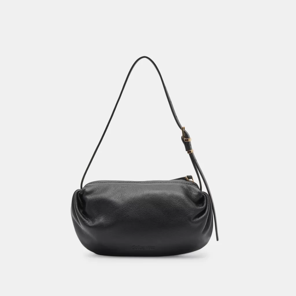DOLCE VITA Livi Shoulder Bag Black Leather Clearance