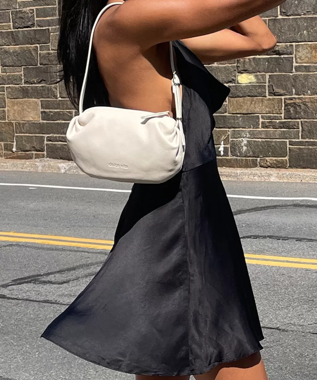 DOLCE VITA Livi Shoulder Bag Ivory Leather Store