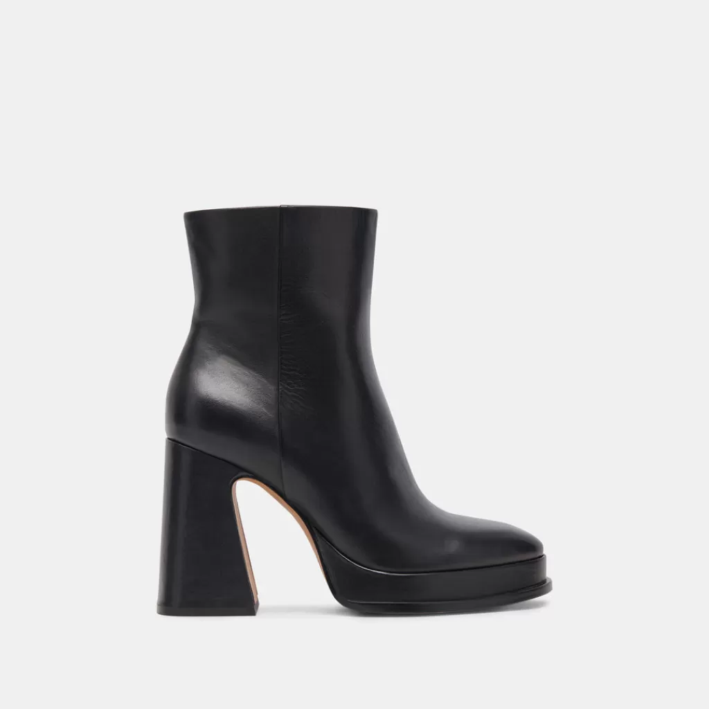 DOLCE VITA Lochly Boots Black Leather New