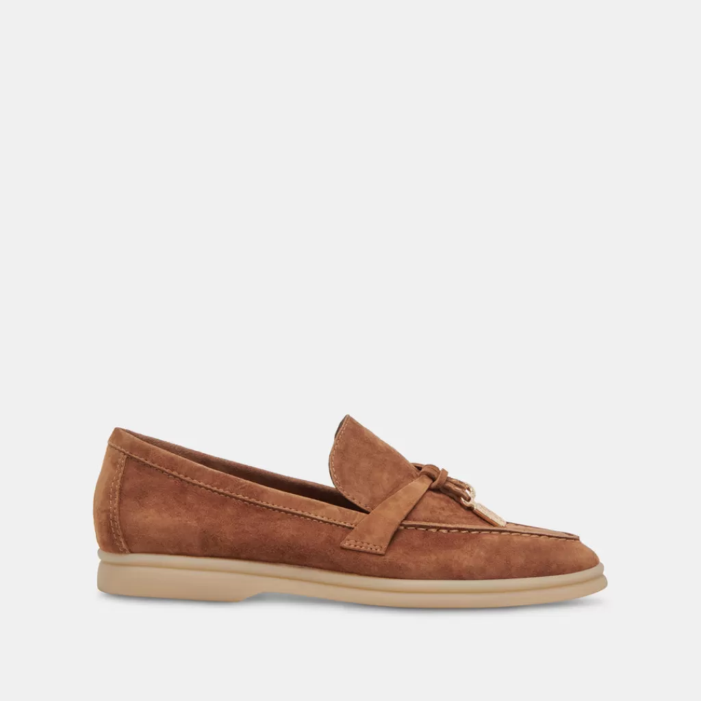 DOLCE VITA Lonzo Flats Brown Suede New