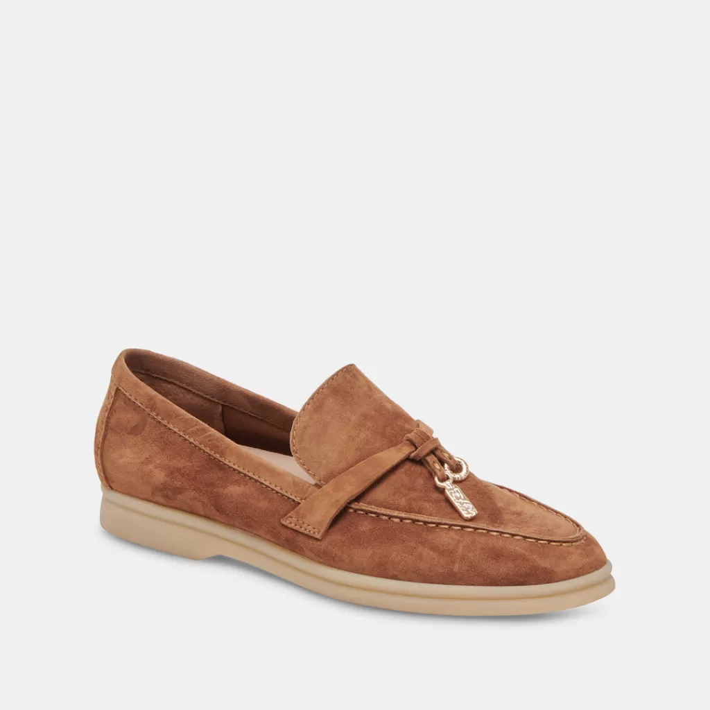 DOLCE VITA Lonzo Flats Brown Suede New