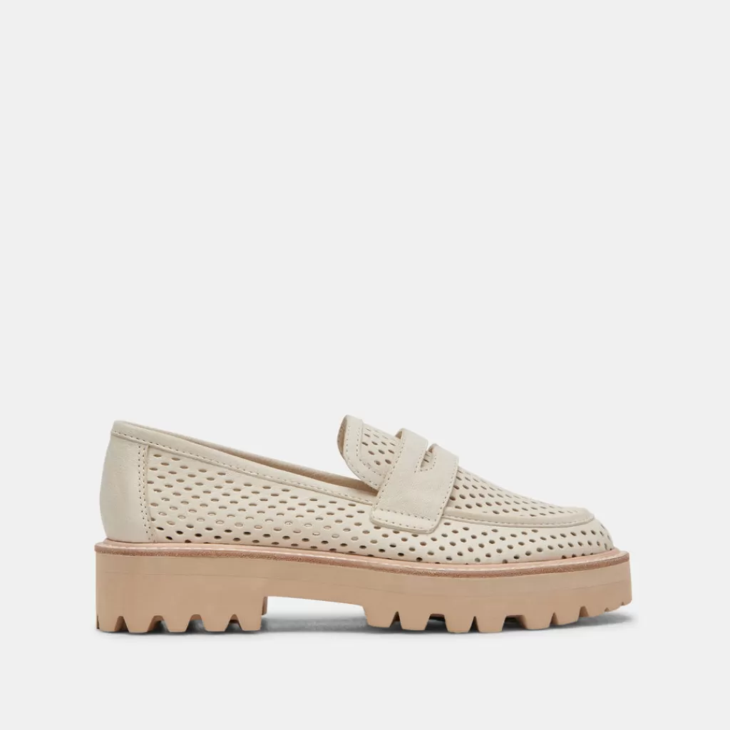 DOLCE VITA Malila Loafers Ivory Nubuck Hot