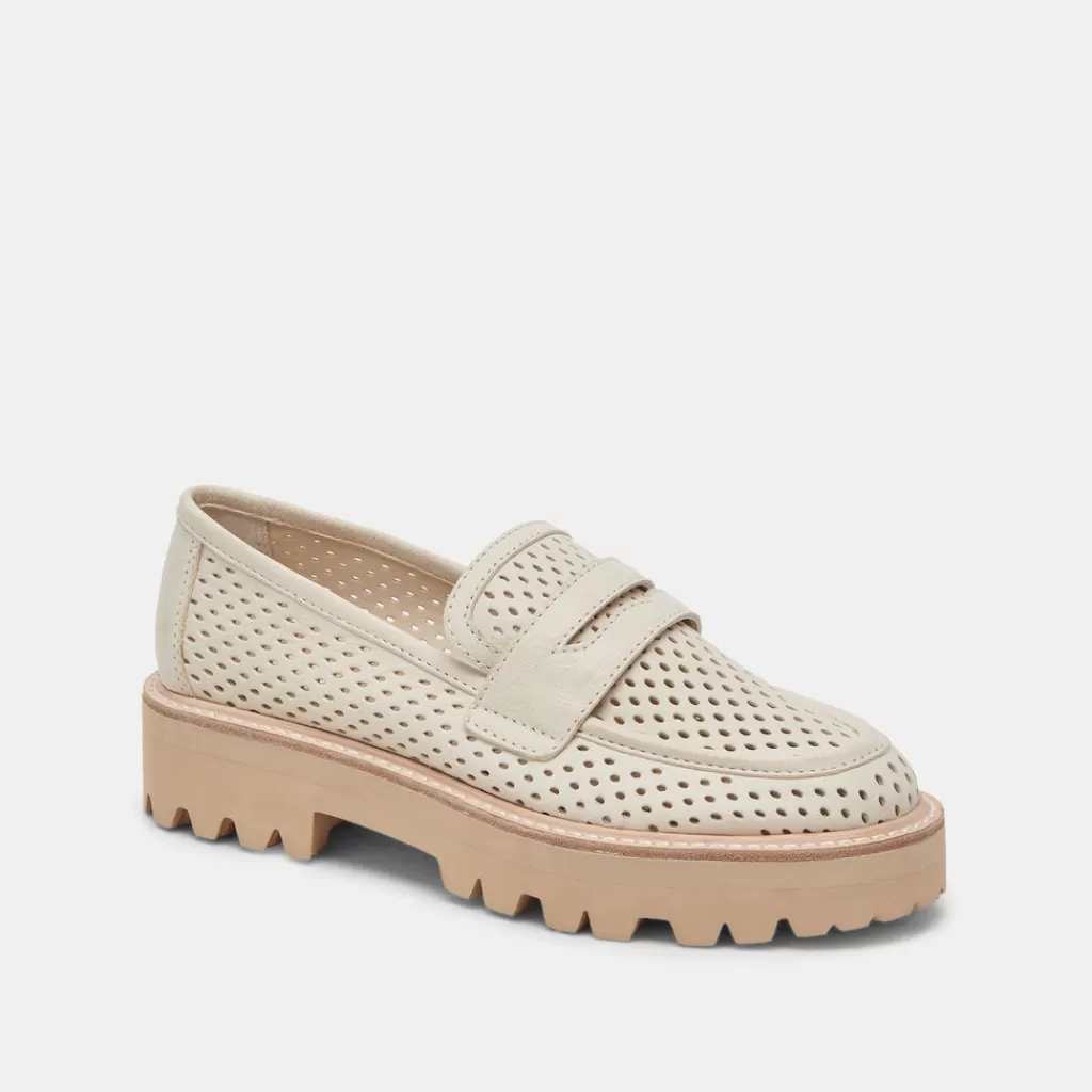 DOLCE VITA Malila Loafers Ivory Nubuck Hot