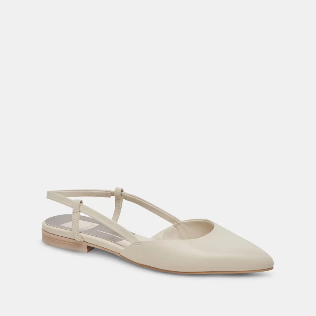 DOLCE VITA Narah Flats Ivory Leather Best