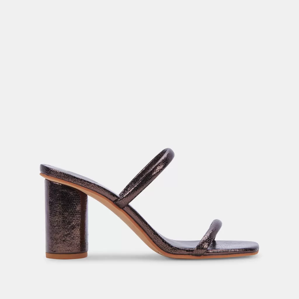 DOLCE VITA Noles Heels Mercury Metallic Stella Flash Sale