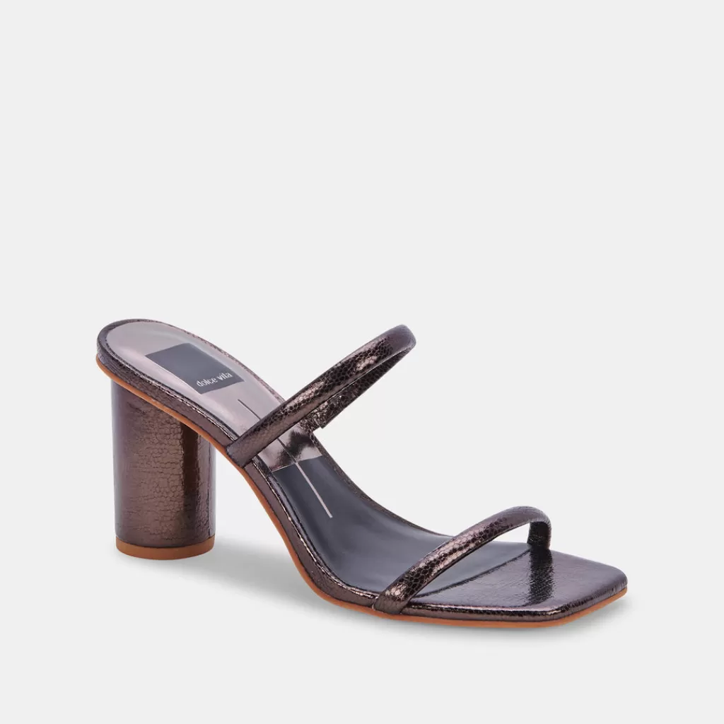DOLCE VITA Noles Heels Mercury Metallic Stella Flash Sale
