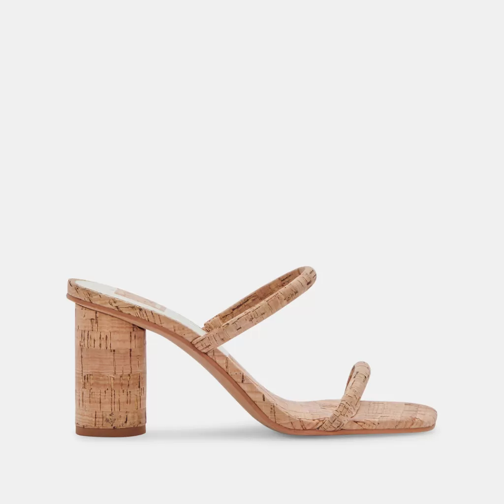 DOLCE VITA Noles Heels Natural Cork New