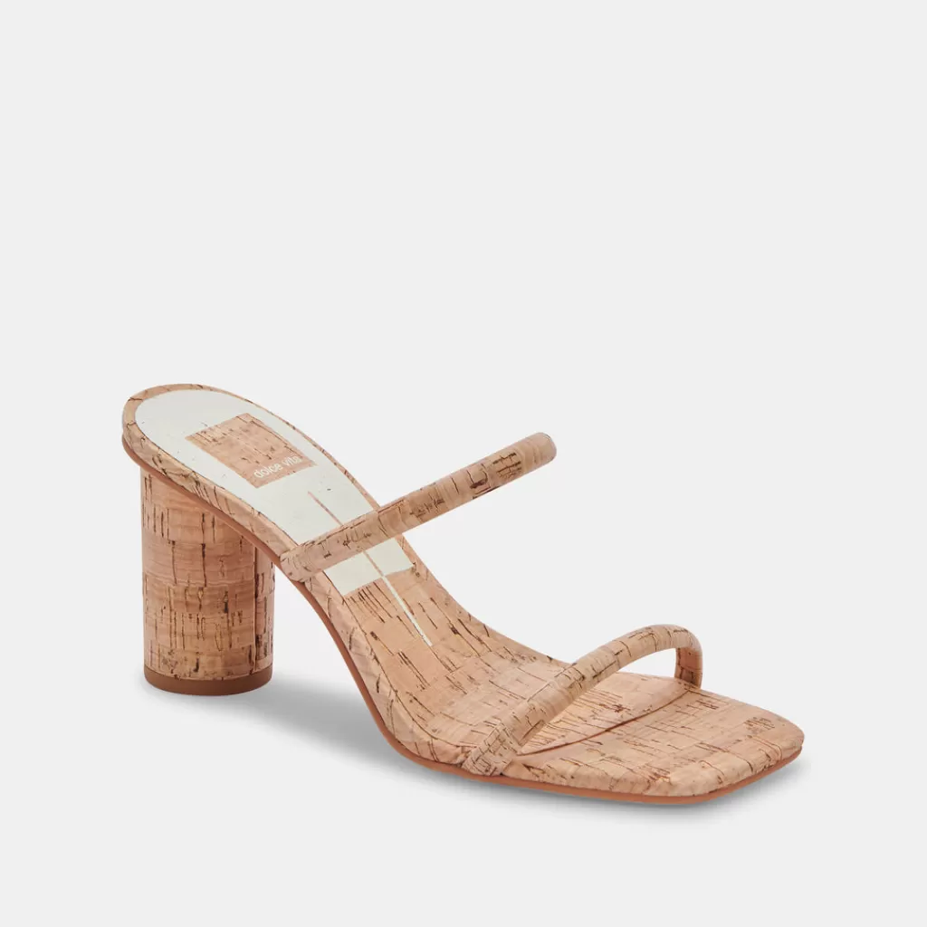 DOLCE VITA Noles Heels Natural Cork New