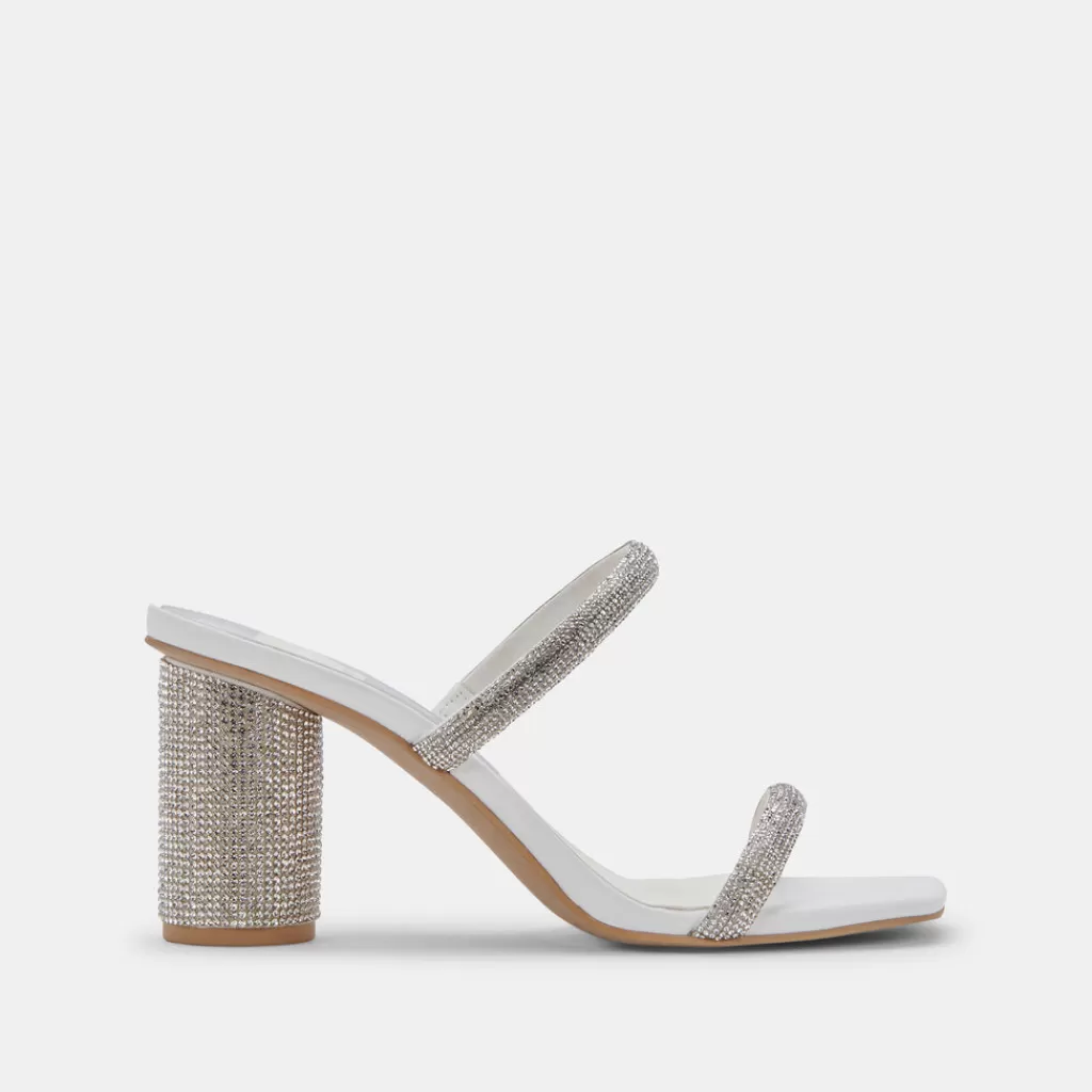 DOLCE VITA Noles Rhinestone Heels Crystal Rhinestone Outlet