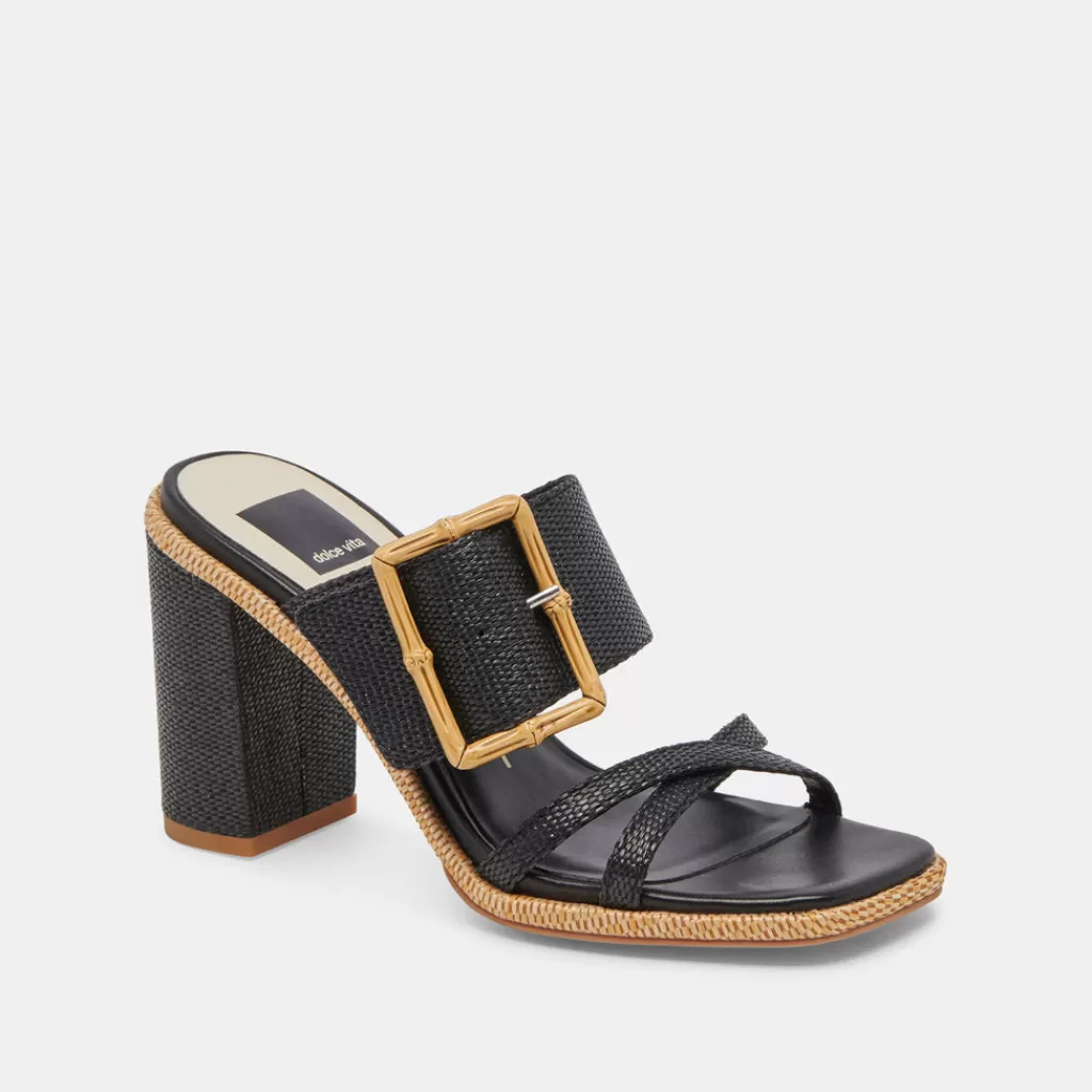 onnie_wide_heels_onyx_raffia_2.webp DOLCE VITA Onnie Wide Heels Onyx Raffia Best