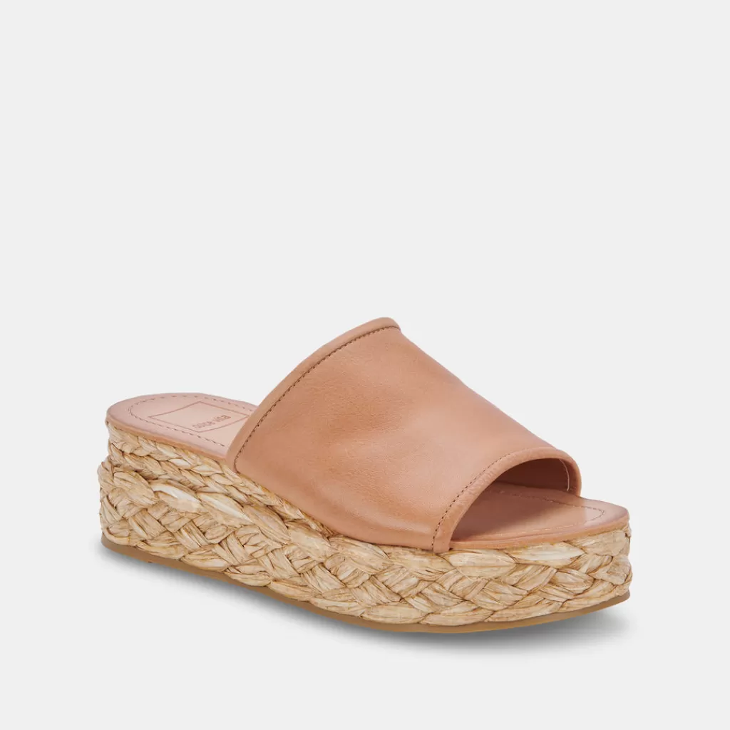 DOLCE VITA Pablos Sandals Honey Leather Flash Sale