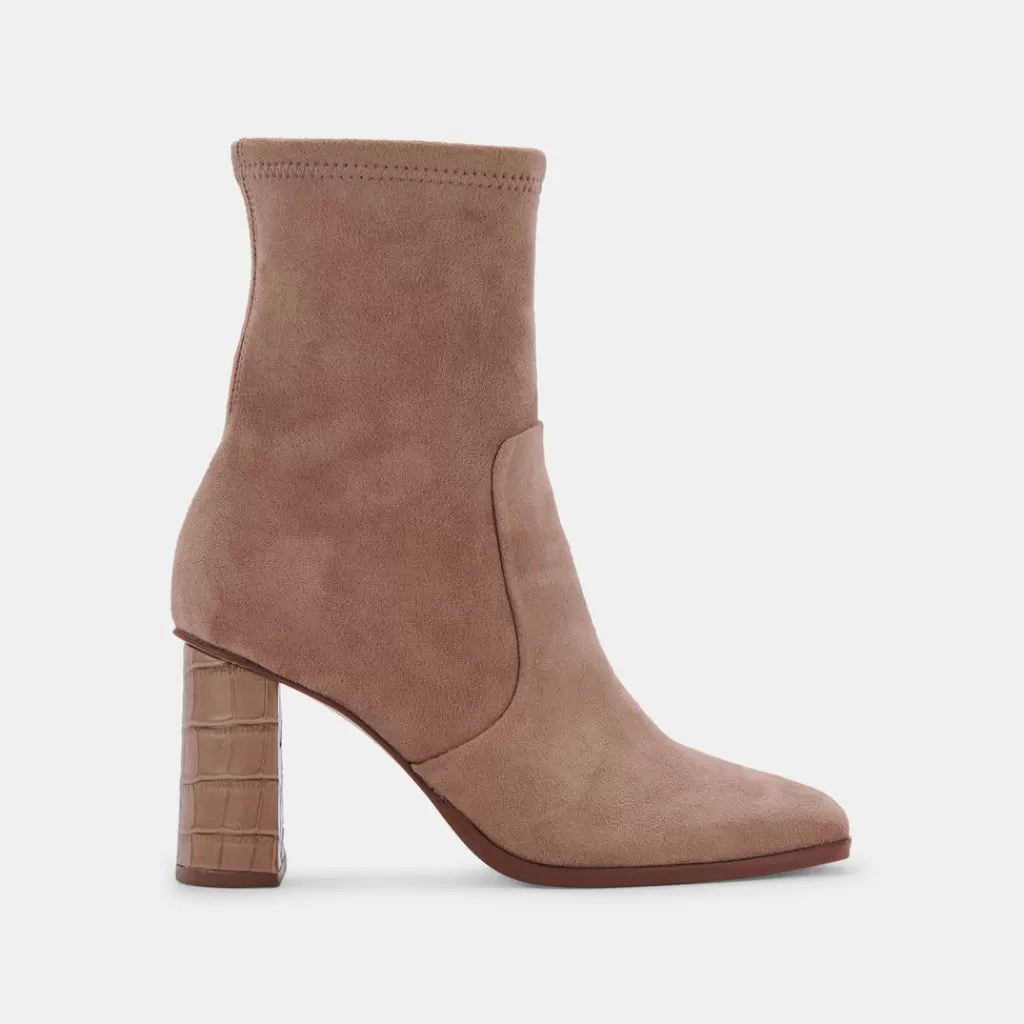 DOLCE VITA Petya Booties Mushroom Stella Suede Flash Sale