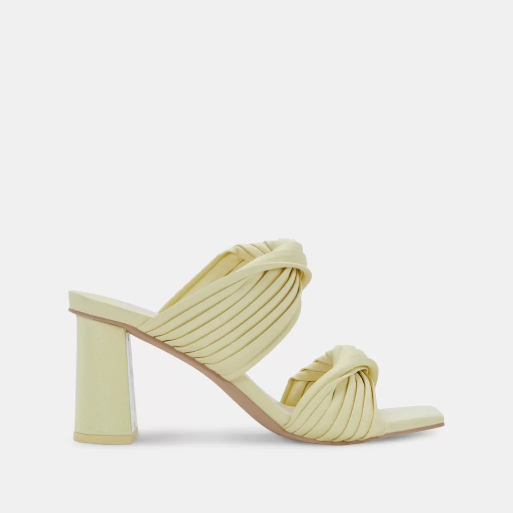 DOLCE VITA Pilton Heels Lemon Cream Stella Outlet