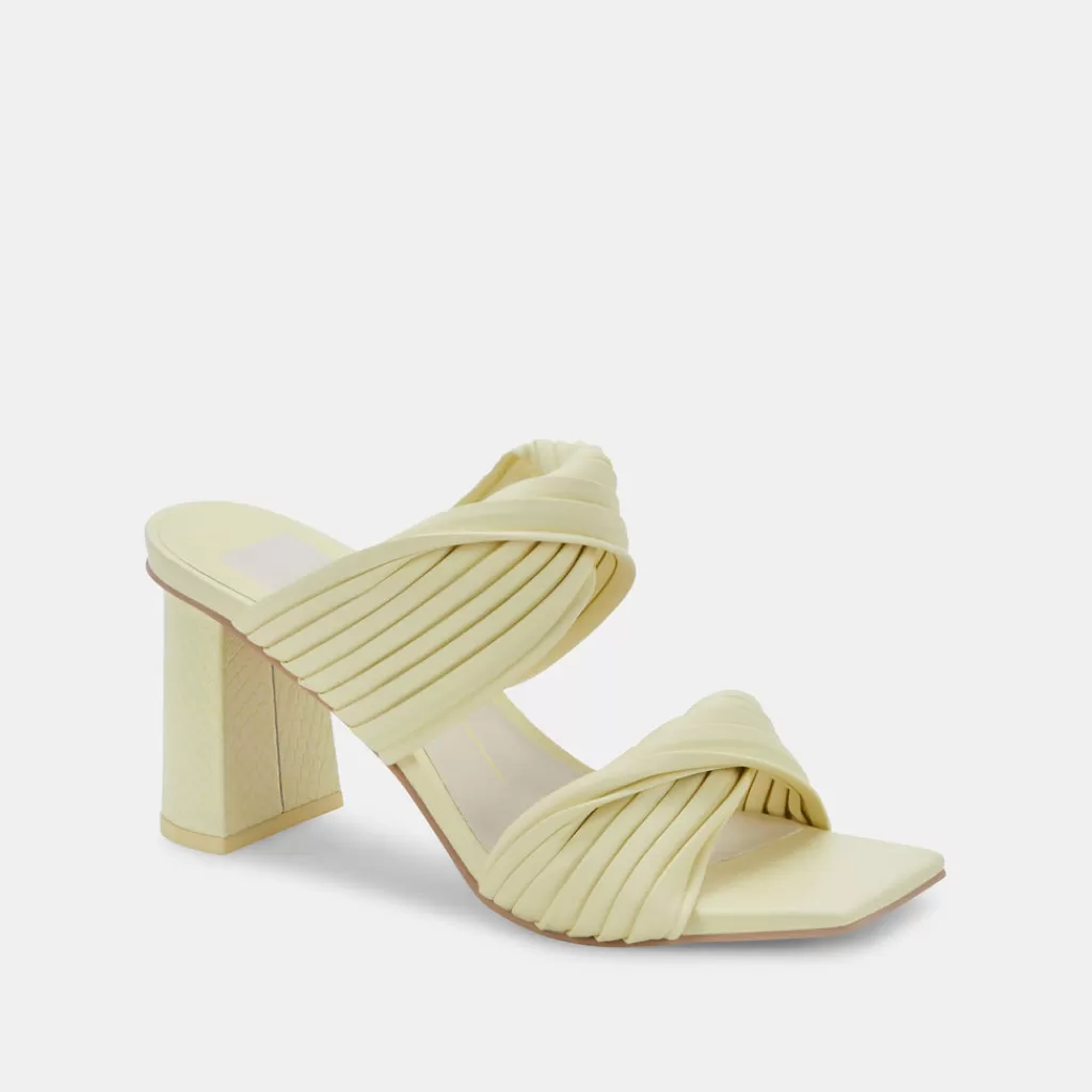 DOLCE VITA Pilton Heels Lemon Cream Stella Outlet