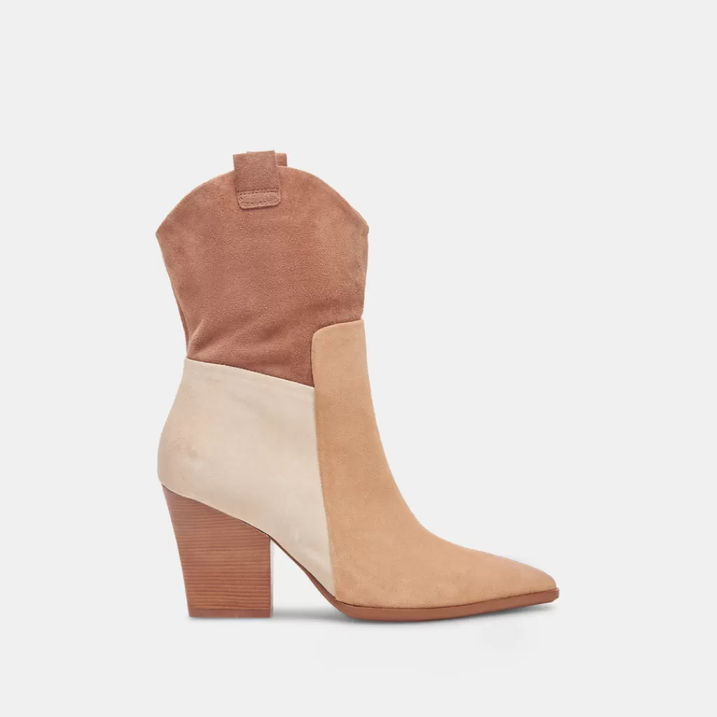 DOLCE VITA Ragen Boots Brown Multi Suede Clearance