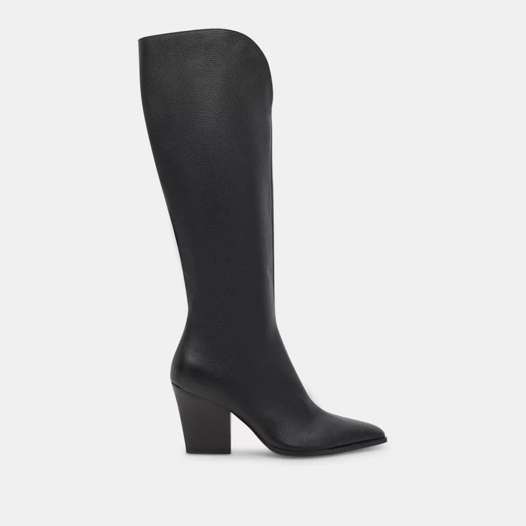 DOLCE VITA Rocky Boots Black Leather Discount