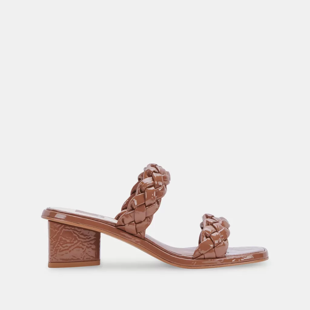 DOLCE VITA Ronin Sandals Taupe Patent Stella Cheap
