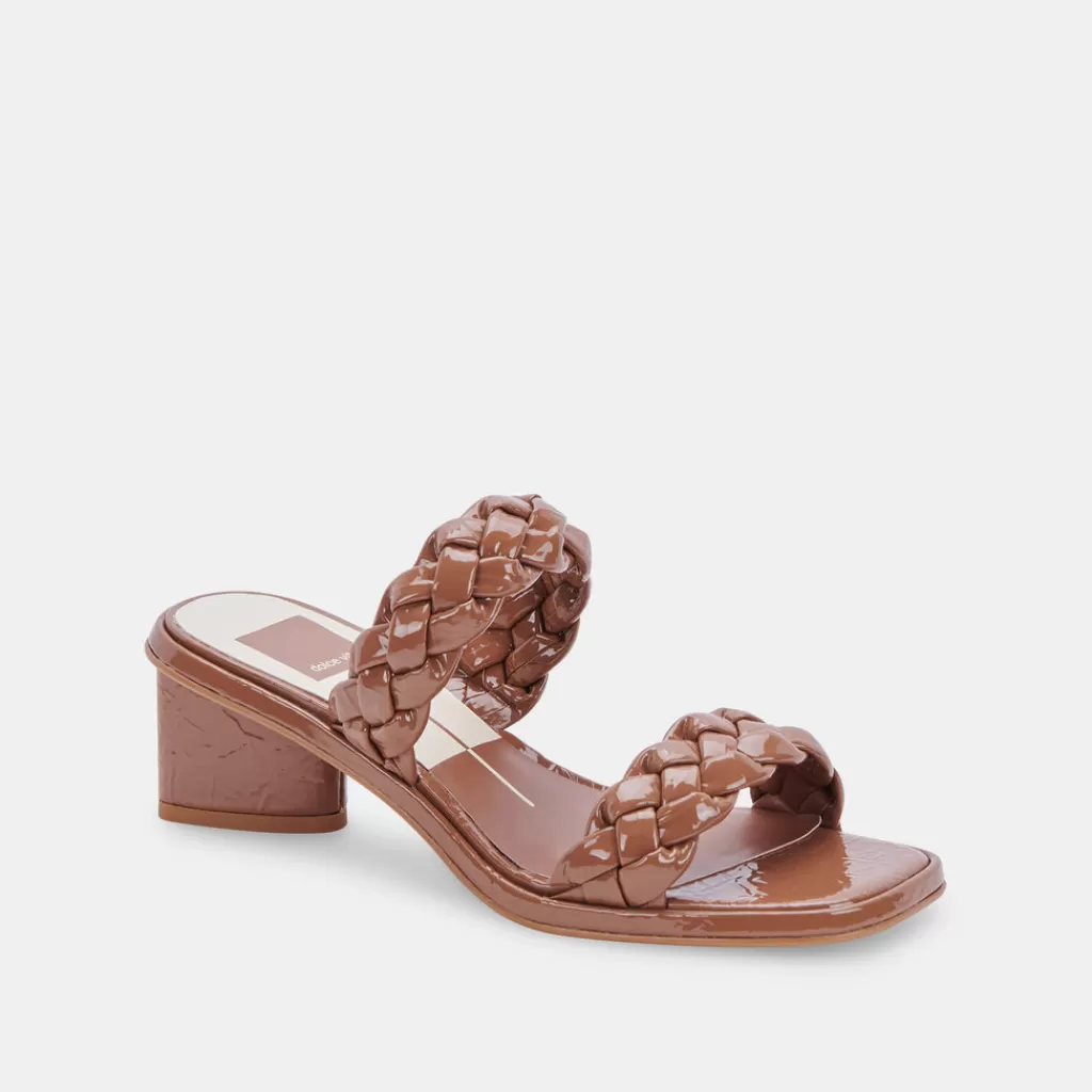 DOLCE VITA Ronin Sandals Taupe Patent Stella Cheap