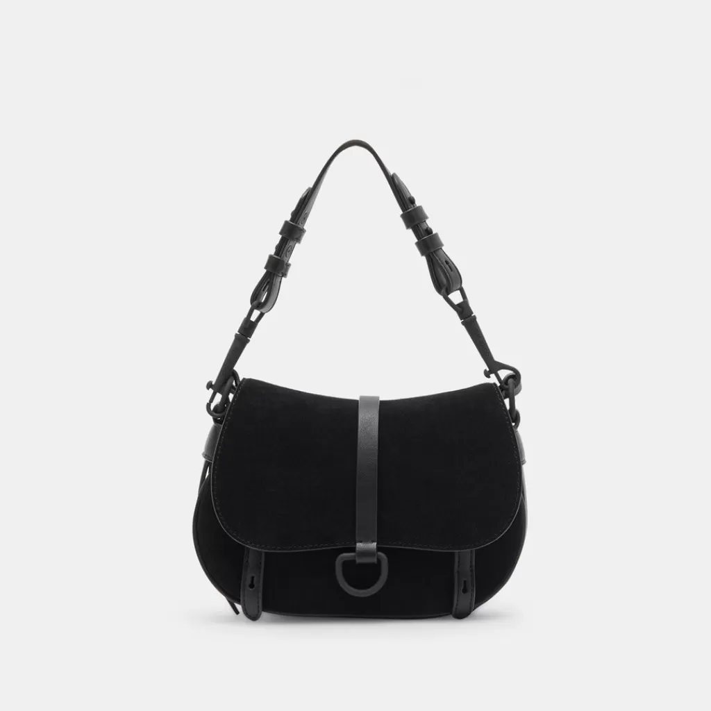 DOLCE VITA Rylee Crossbody Black Suede Shop