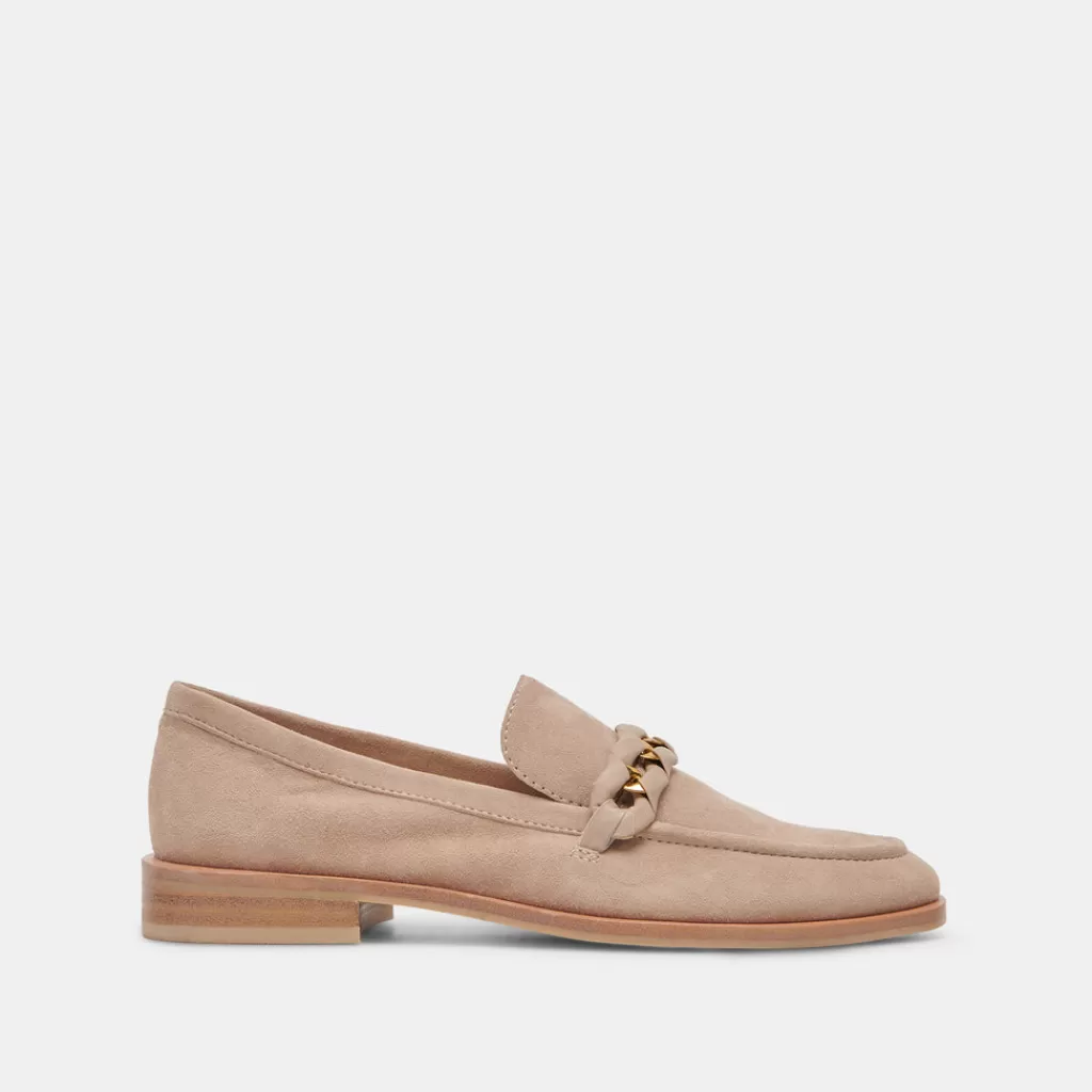 DOLCE VITA Sallie Flats Taupe Suede Clearance