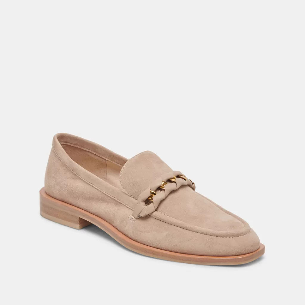 DOLCE VITA Sallie Flats Taupe Suede Clearance