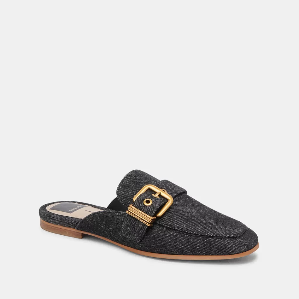 DOLCE VITA Santel Flats Carbon Denim Shop