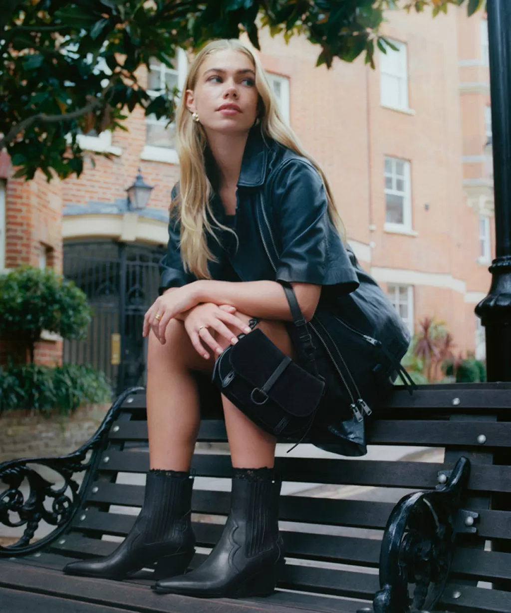 DOLCE VITA Senna Booties Black Multi Leather Hot