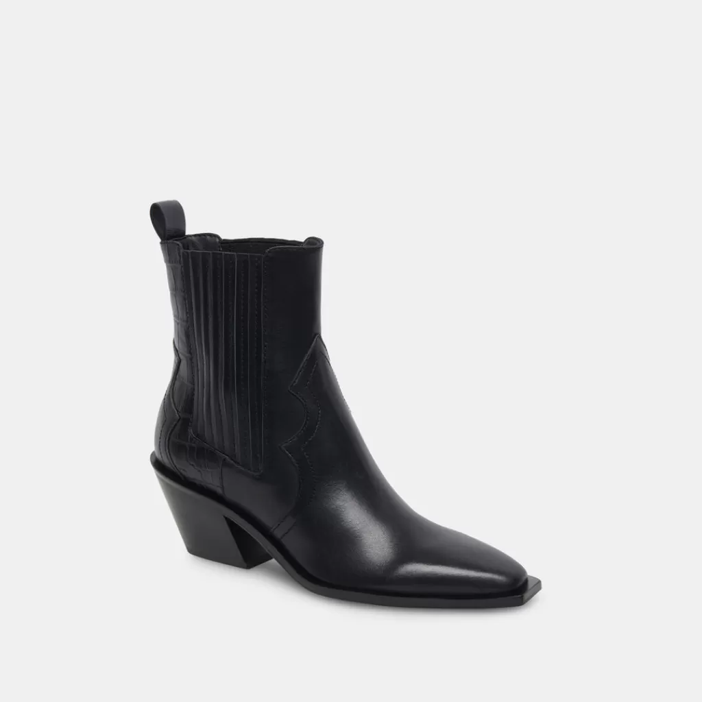 DOLCE VITA Senna Booties Black Multi Leather Hot