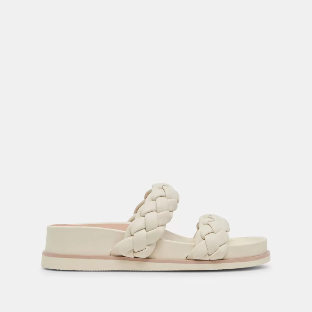 DOLCE VITA Signe Sandals Ivory Stella New