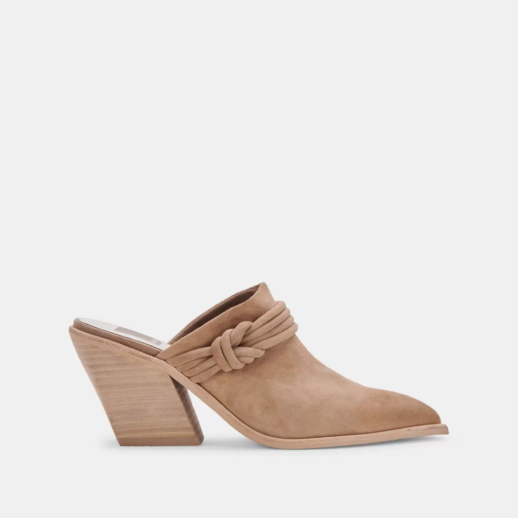 DOLCE VITA Sita Mules Mushroom Suede Outlet