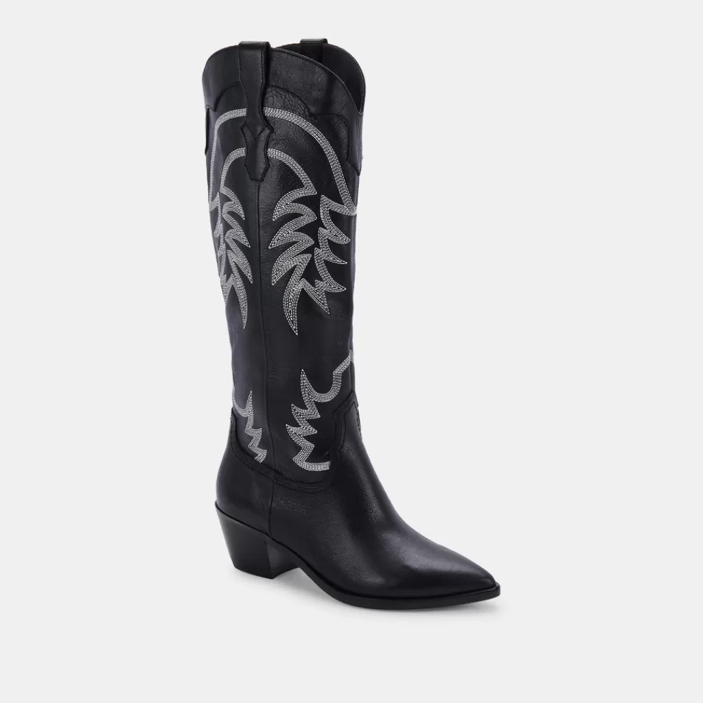 DOLCE VITA Solida Boots Black Leather Online