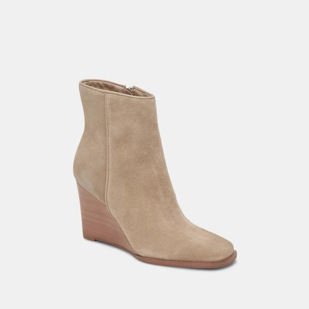 DOLCE VITA Susann Booties Almond Suede Sale
