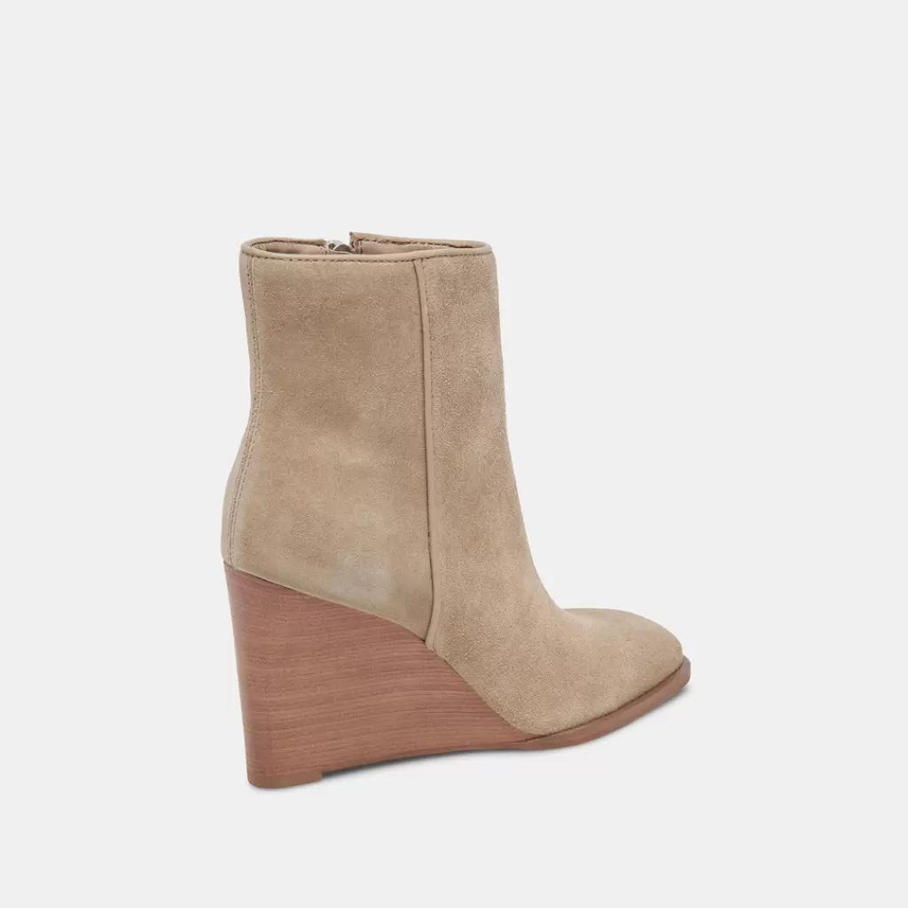 DOLCE VITA Susann Booties Almond Suede Sale
