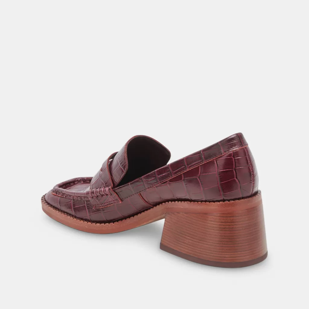 talie_loafers_cabernet_embossed_leather_6.webp DOLCE VITA Talie Loafers Cabernet Embossed Leather Flash Sale