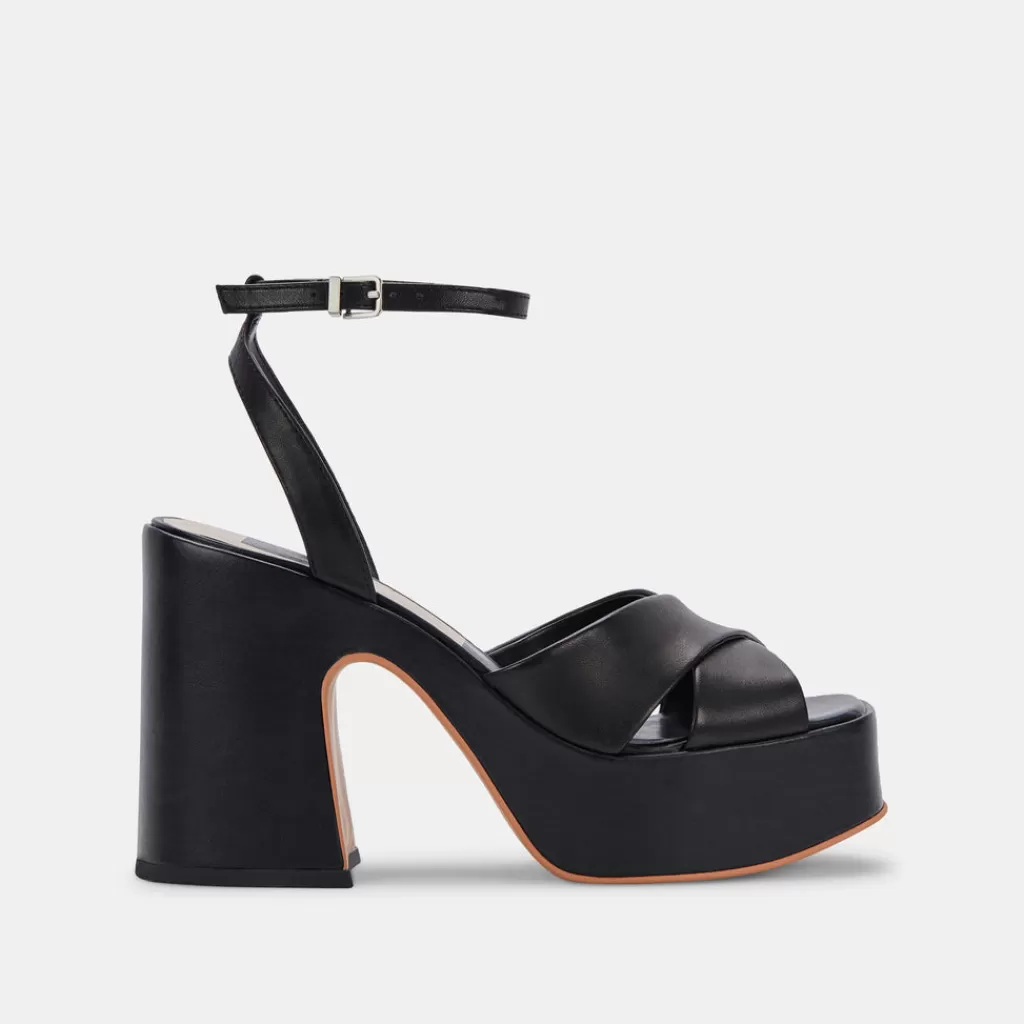 DOLCE VITA Wessi Heels Black Leather Best