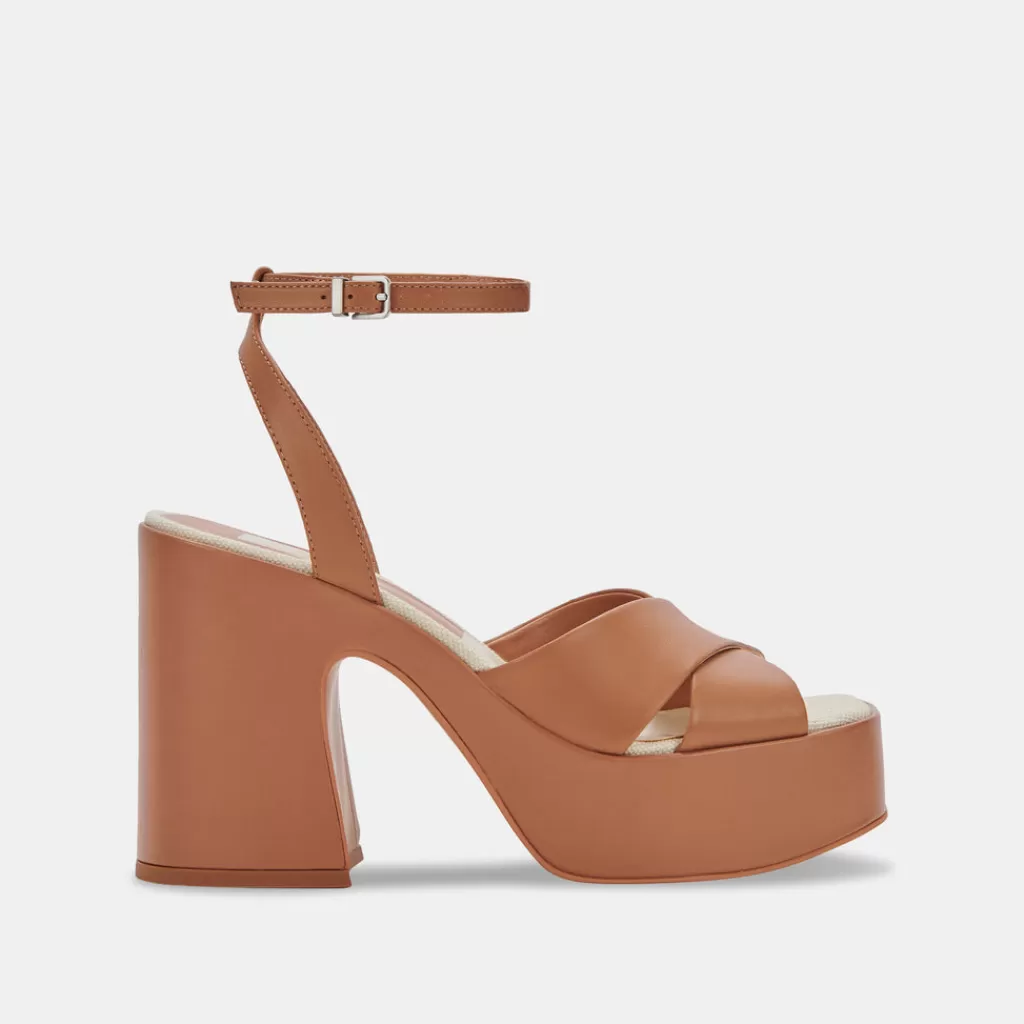 DOLCE VITA Wessi Heels Caramel Leather Shop