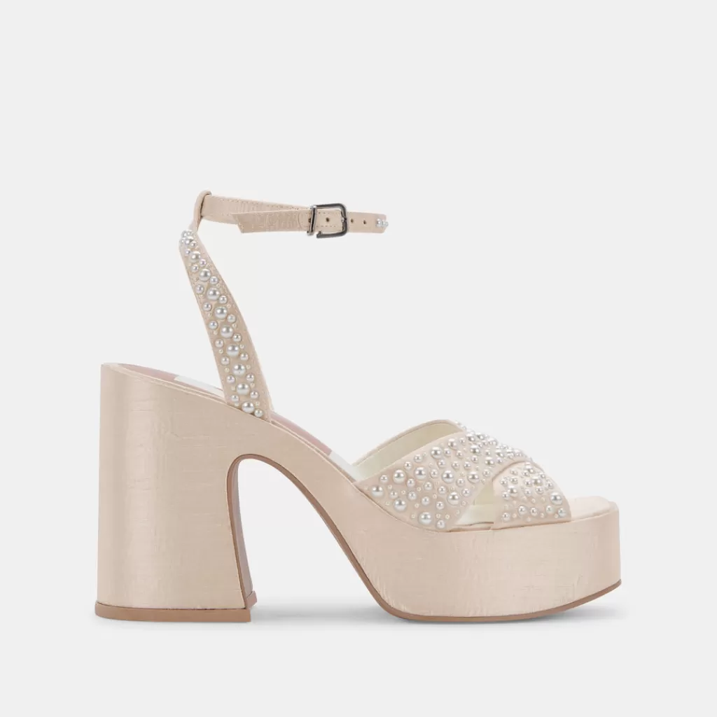 DOLCE VITA Wessi Pearl Heels Vanilla Pearls Online