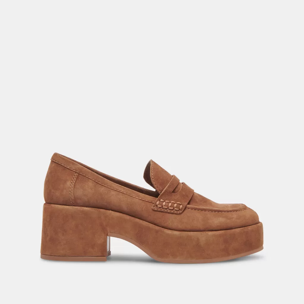 DOLCE VITA Yanni Loafers Chestnut Suede Cheap