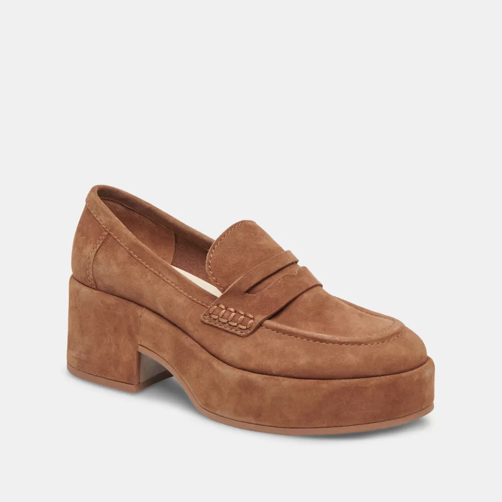 DOLCE VITA Yanni Loafers Chestnut Suede Cheap
