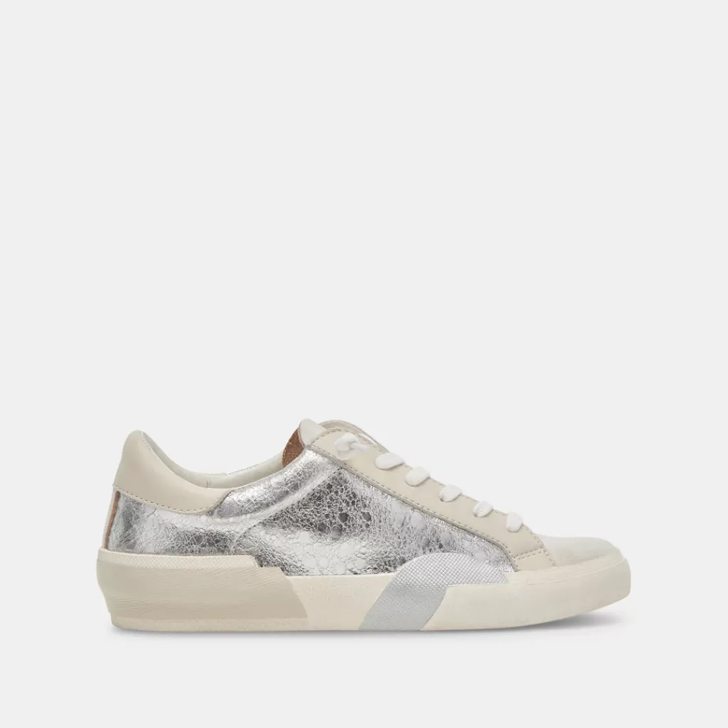 zina_sneakers_chrome_distressed_leather_0.webp DOLCE VITA Zina Sneakers Chrome Distressed Leather Online