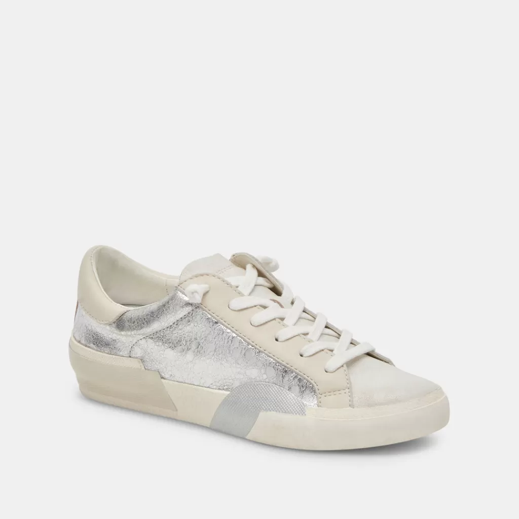 zina_sneakers_chrome_distressed_leather_2.webp DOLCE VITA Zina Sneakers Chrome Distressed Leather Online