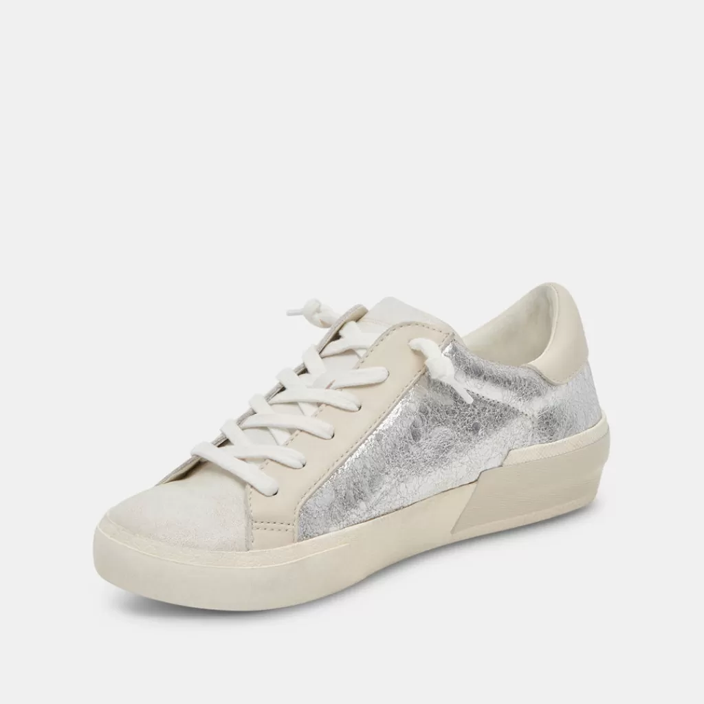 zina_sneakers_chrome_distressed_leather_4.webp DOLCE VITA Zina Sneakers Chrome Distressed Leather Online