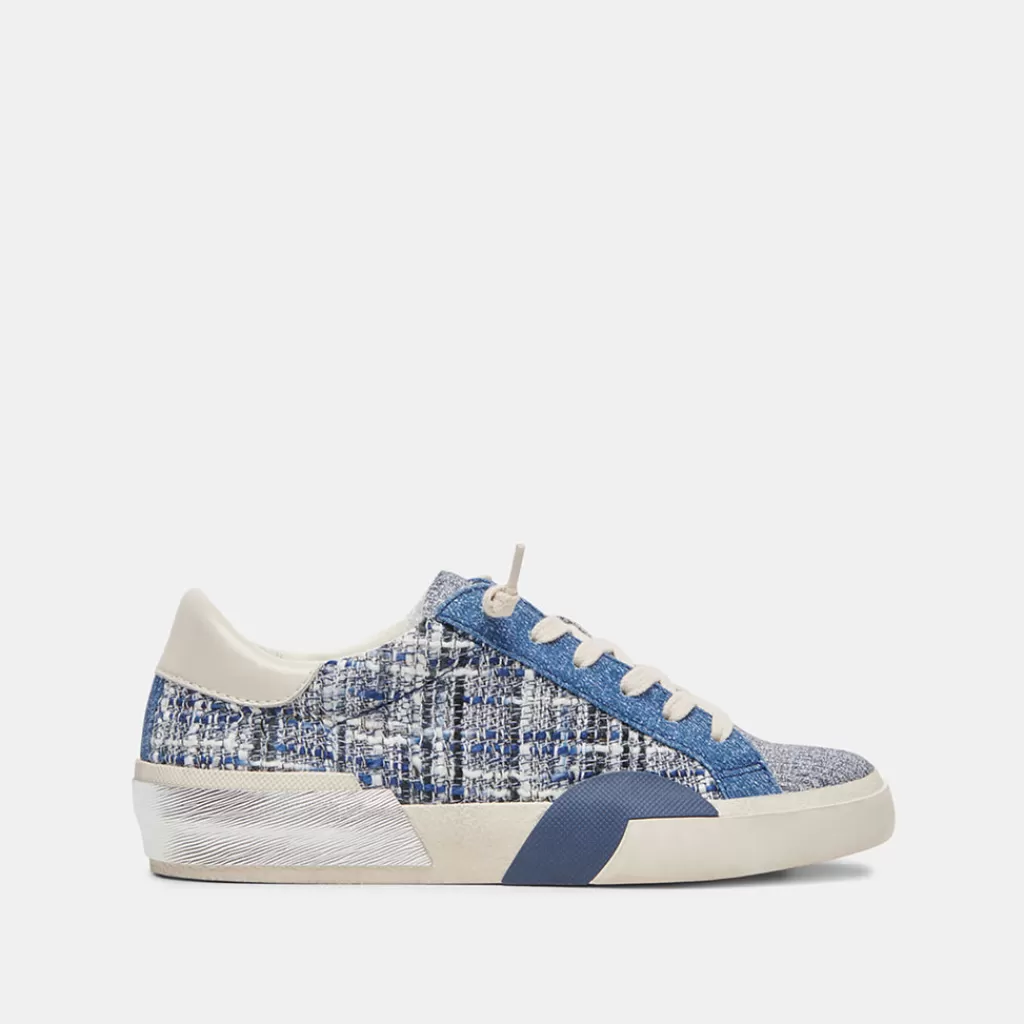 DOLCE VITA Zina Sneakers Navy Multi Woven Flash Sale