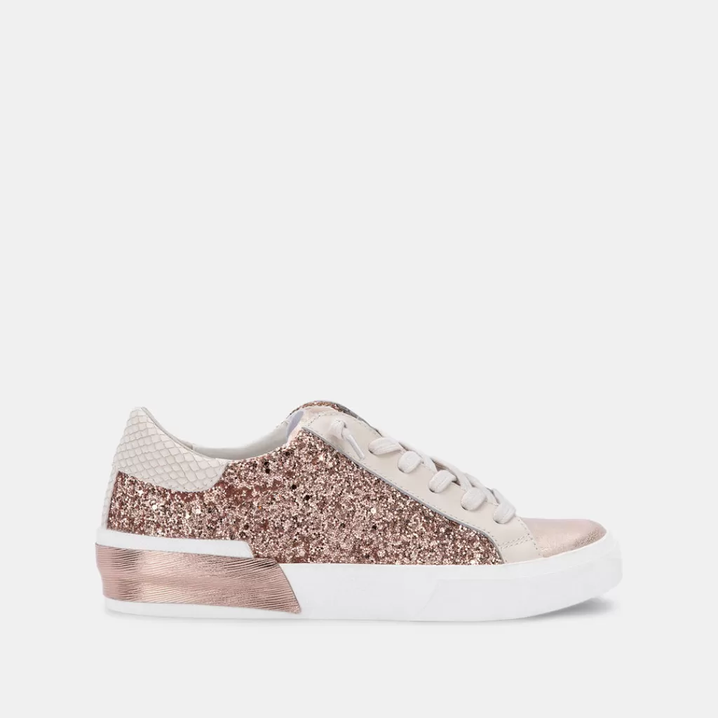 DOLCE VITA Zina Sneakers Rose Gold Glitter Shop