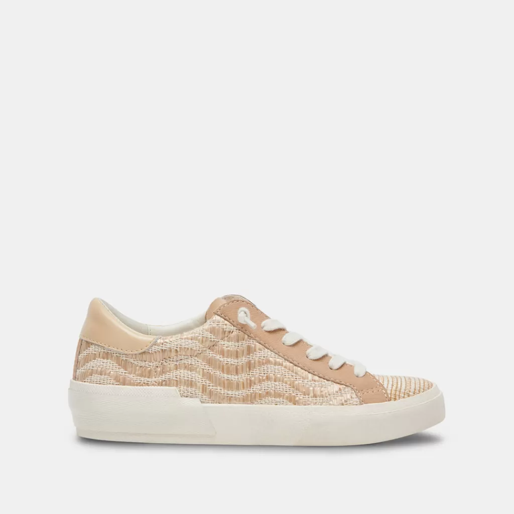 DOLCE VITA Zina Sneakers Wheat Raffia Cheap